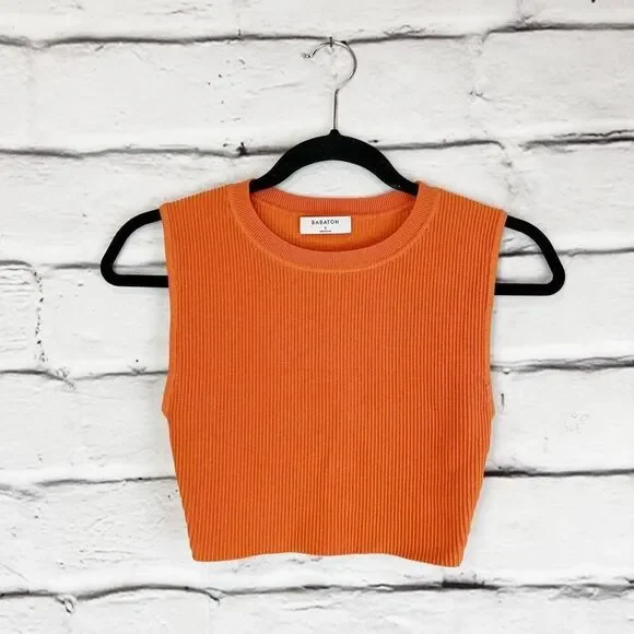 Aritzia Babaton Women's S Cropped Tank Top Casual - Picture 2 of 6